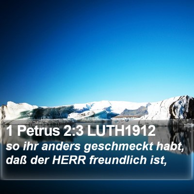 1 Petrus 2:3 LUTH1912 Bible Verse Image