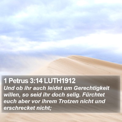 1 Petrus 3:14 LUTH1912 Bible Verse Image