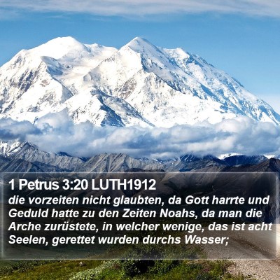 1 Petrus 3:20 LUTH1912 Bible Verse Image