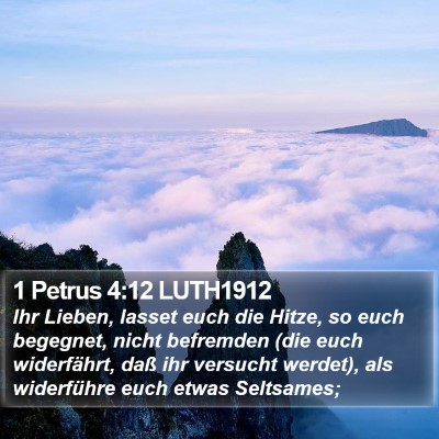1 Petrus 4:12 LUTH1912 Bible Verse Image