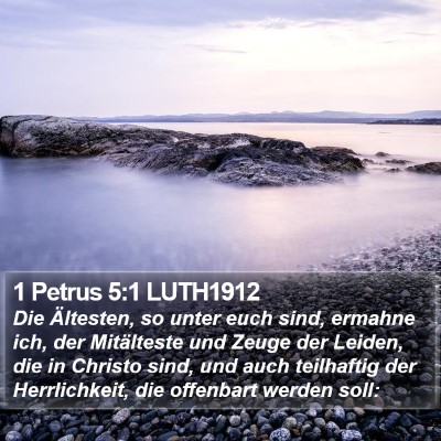 1 Petrus 5:1 LUTH1912 Bible Verse Image