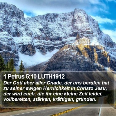 1 Petrus 5:10 LUTH1912 Bible Verse Image