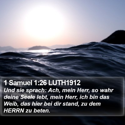 1 Samuel 1:26 LUTH1912 Bible Verse Image