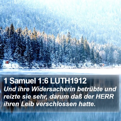 1 Samuel 1:6 LUTH1912 Bible Verse Image