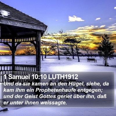 1 Samuel 10:10 LUTH1912 Bible Verse Image