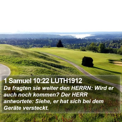 1 Samuel 10:22 LUTH1912 Bible Verse Image