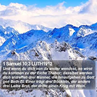 1 Samuel 10:3 LUTH1912 Bible Verse Image