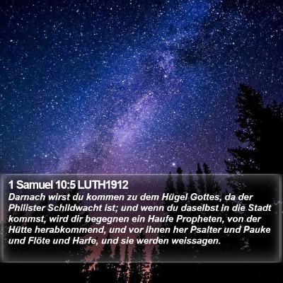 1 Samuel 10:5 LUTH1912 Bible Verse Image