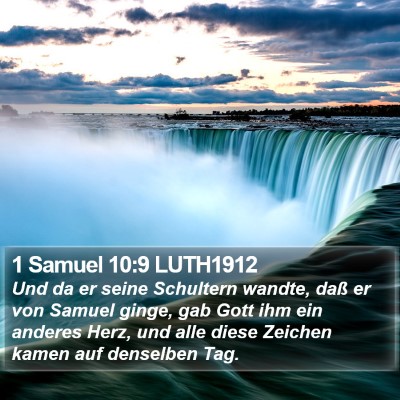 1 Samuel 10:9 LUTH1912 Bible Verse Image