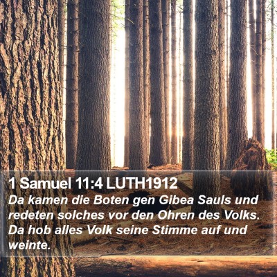 1 Samuel 11:4 LUTH1912 Bible Verse Image