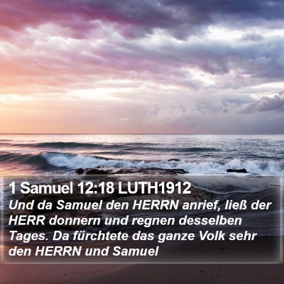 1 Samuel 12:18 LUTH1912 Bible Verse Image