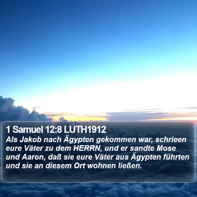 1 Samuel 12:8 LUTH1912 Bible Verse Image