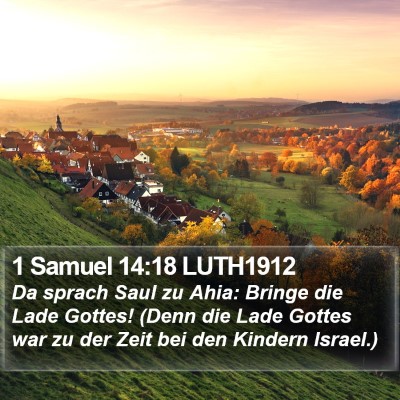 1 Samuel 14:18 LUTH1912 Bible Verse Image