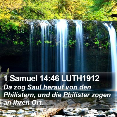 1 Samuel 14:46 LUTH1912 Bible Verse Image