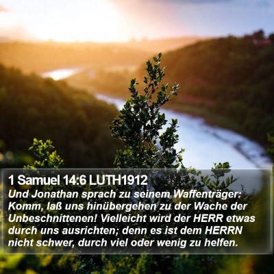 1 Samuel 14:6 LUTH1912 Bible Verse Image