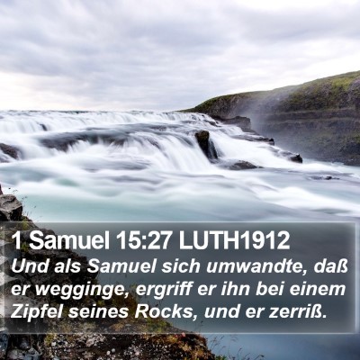 1 Samuel 15:27 LUTH1912 Bible Verse Image