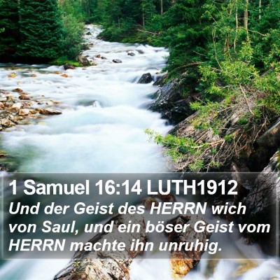 1 Samuel 16:14 LUTH1912 Bible Verse Image
