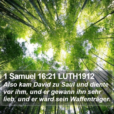 1 Samuel 16:21 LUTH1912 Bible Verse Image