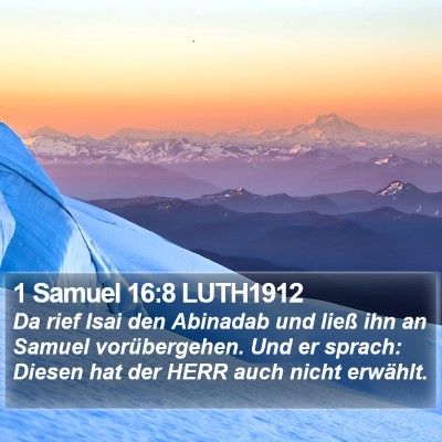 1 Samuel 16:8 LUTH1912 Bible Verse Image