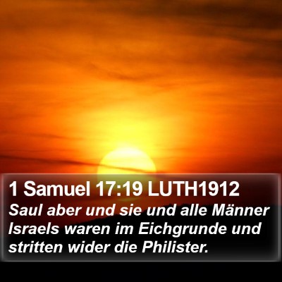 1 Samuel 17:19 LUTH1912 Bible Verse Image