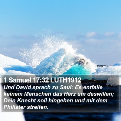 1 Samuel 17:32 LUTH1912 Bible Verse Image