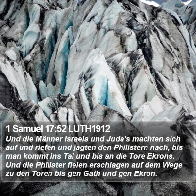 1 Samuel 17:52 LUTH1912 Bible Verse Image