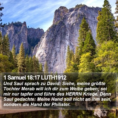 1 Samuel 18:17 LUTH1912 Bible Verse Image