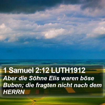 1 Samuel 2:12 LUTH1912 Bible Verse Image