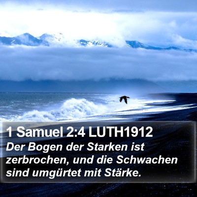1 Samuel 2:4 LUTH1912 Bible Verse Image