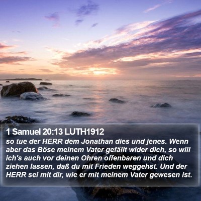 1 Samuel 20:13 LUTH1912 Bible Verse Image