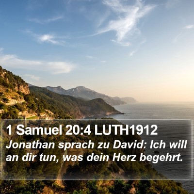1 Samuel 20:4 LUTH1912 Bible Verse Image