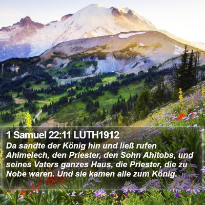 1 Samuel 22:11 LUTH1912 Bible Verse Image