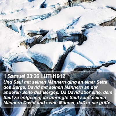 1 Samuel 23:26 LUTH1912 Bible Verse Image
