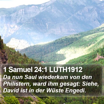 1 Samuel 24:1 LUTH1912 Bible Verse Image