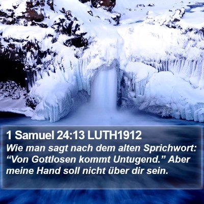 1 Samuel 24:13 LUTH1912 Bible Verse Image