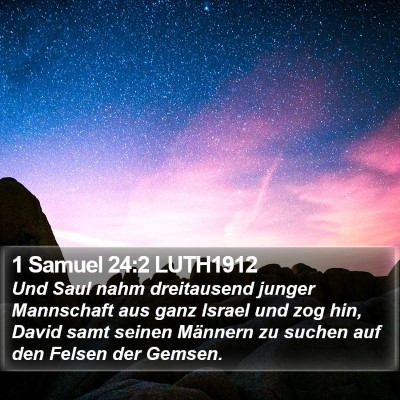 1 Samuel 24:2 LUTH1912 Bible Verse Image