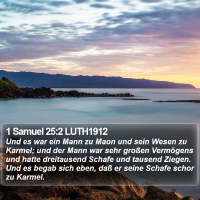 1 Samuel 25:2 LUTH1912 Bible Verse Image