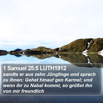 1 Samuel 25:5 LUTH1912 Bible Verse Image