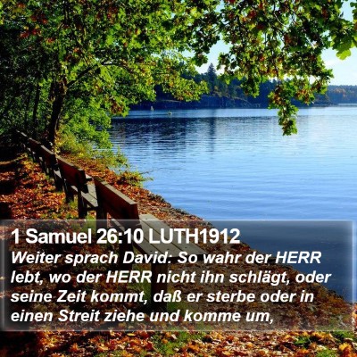 1 Samuel 26:10 LUTH1912 Bible Verse Image