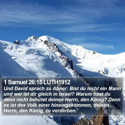 1 Samuel 26:15 LUTH1912 Bible Verse Image