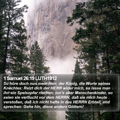 1 Samuel 26:19 LUTH1912 Bible Verse Image