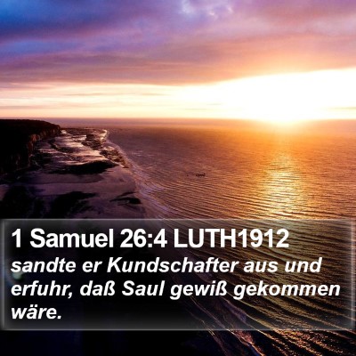 1 Samuel 26:4 LUTH1912 Bible Verse Image