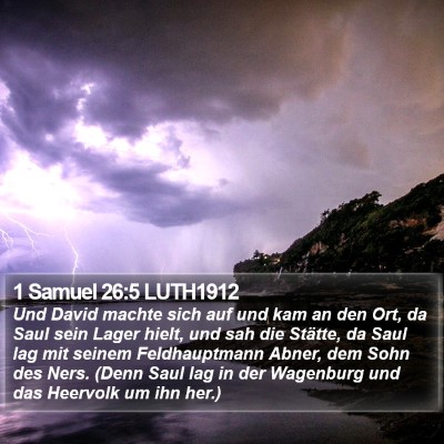 1 Samuel 26:5 LUTH1912 Bible Verse Image