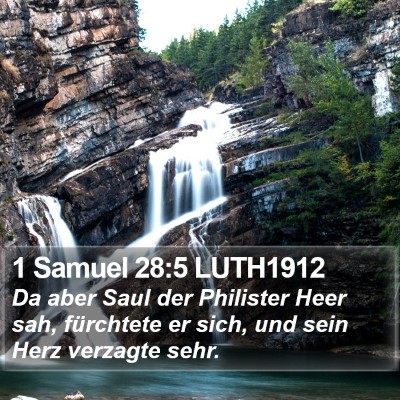 1 Samuel 28:5 LUTH1912 Bible Verse Image