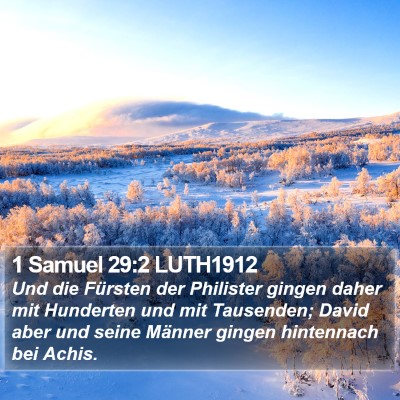 1 Samuel 29:2 LUTH1912 Bible Verse Image