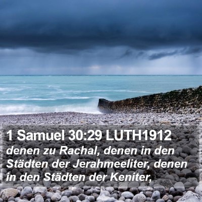 1 Samuel 30:29 LUTH1912 Bible Verse Image