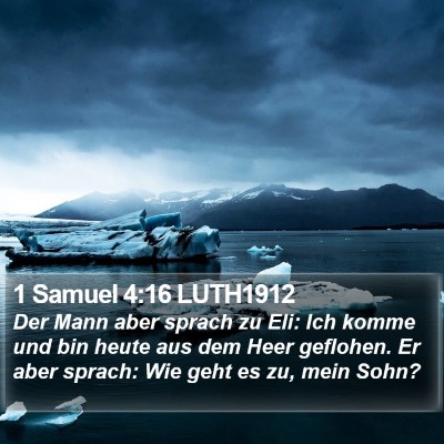 1 Samuel 4:16 LUTH1912 Bible Verse Image