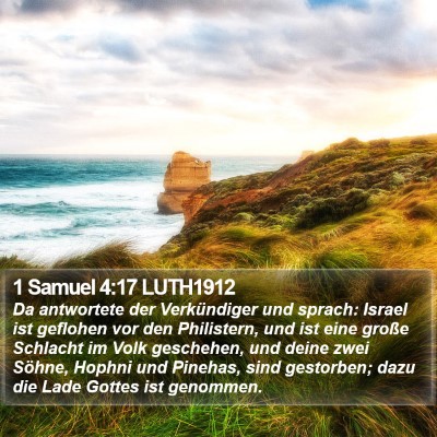 1 Samuel 4:17 LUTH1912 Bible Verse Image
