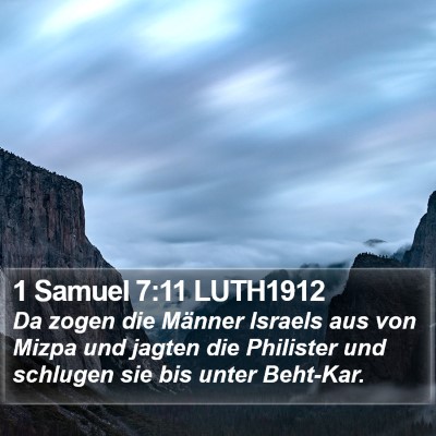 1 Samuel 7:11 LUTH1912 Bible Verse Image