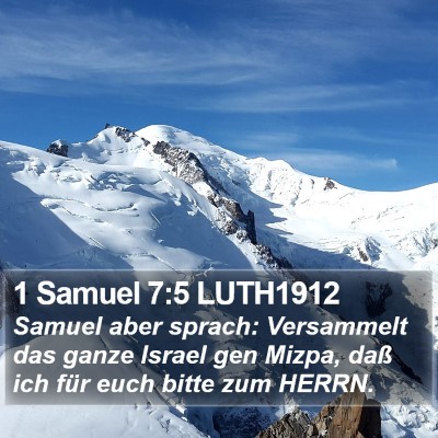 1 Samuel 7:5 LUTH1912 Bible Verse Image
